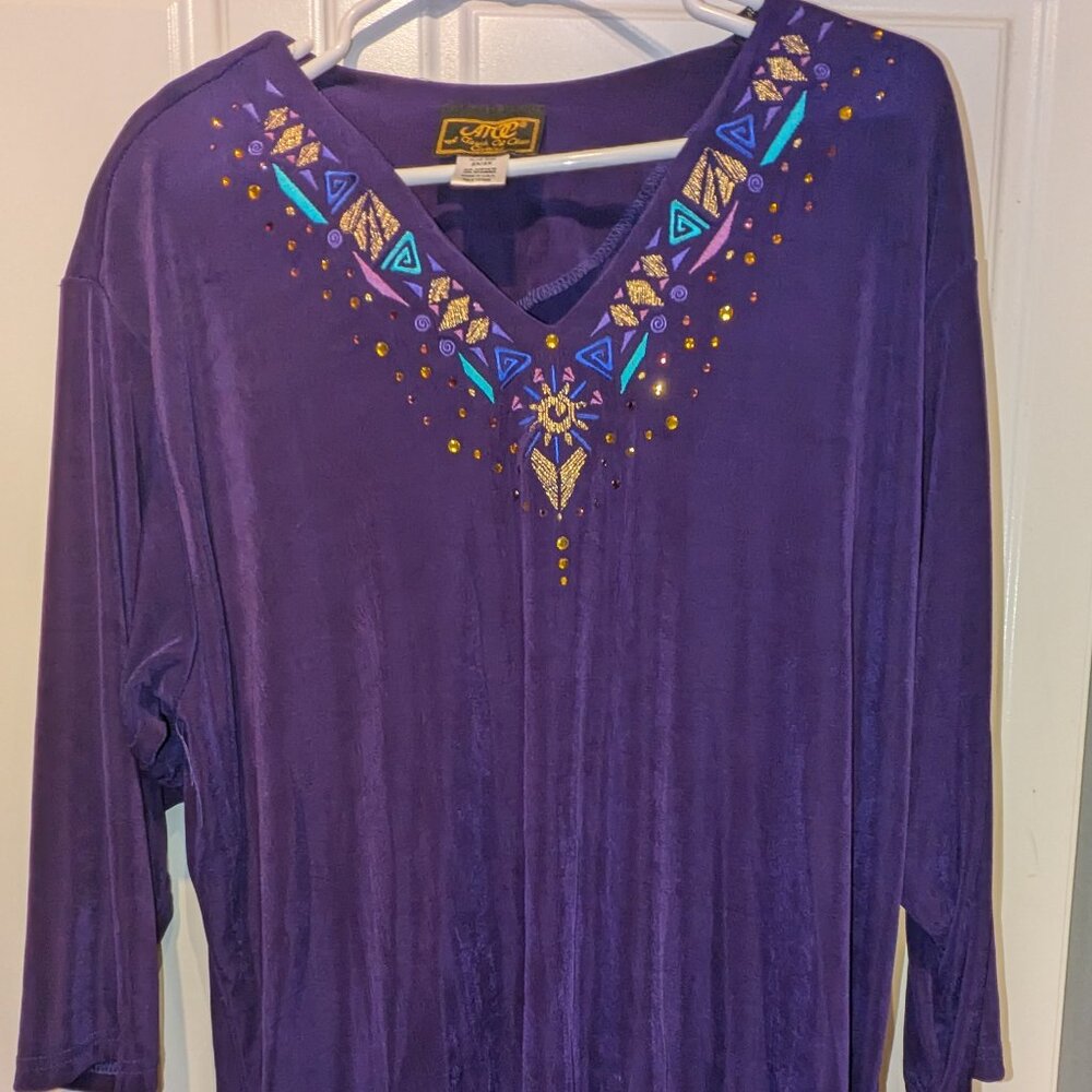 A Touch of Class embellished blouse